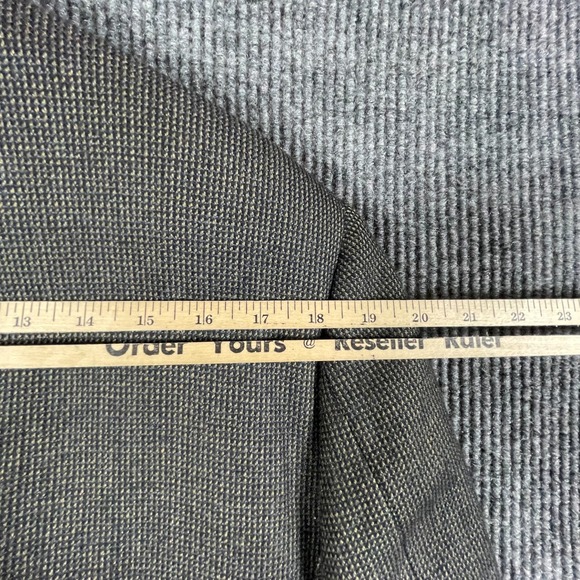 Hart Schaffner Marx Jacket Mens 42‎ R Gray Wool Blazer Sports Coat Wedding Retro - Picture 12 of 15